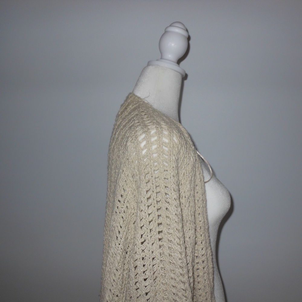 B.P. Nordstrom Crochet-Style Cardigan Shawl – Size Medium